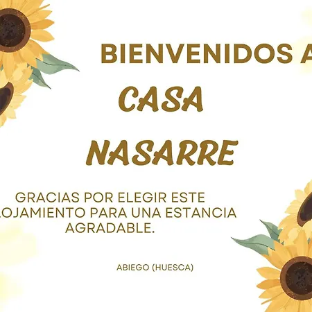 Lejlighed Casa Nasarre- Acogedora Con Garaje Con Vistas A La Sierra De Guara Abiego